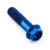Titanium Flanged Hex Head Bolt M10x(1.50mm)x40mm Blue Titanium Flanged Hex Head Bolt M10x(1.50mm)x40mm Blue