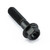 Titanium Flanged Hex Head Bolt M6x(1.00mm)x25mm Black Titanium Flanged Hex Head Bolt M6x(1.00mm)x25mm Black