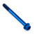 Titanium Flanged Hex Head Bolt M6x(1.00mm)x65mm Blue Titanium Flanged Hex Head Bolt M6x(1.00mm)x65mm Blue