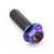 Titanium Flanged Hex Head Bolt M8x(1.25mm)x25mm Purple Haze Titanium Flanged Hex Head Bolt M8x(1.25mm)x25mm Purple Haze