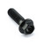 Titanium Flanged Hex Head Bolt M8x(1.25mm)x28mm Black