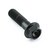 Titanium Flanged Hex Head Bolt M8x(1.25mm)x30mm Black
