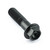 Titanium Flanged Hex Head Bolt M8x(1.25mm)x32mm Black