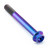 Titanium Flanged Hex Head Bolt M8x(1.25mm)x70mm Purple Haze