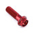 Aluminium Flanged Hex Head Bolt M10x(1.25mm)x35mm Race Spec Etched Red