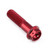 Aluminium Flanged Hex Head Bolt M10x(1.25mm)x40mm Race Spec Etched Red Aluminium Flanged Hex Head Bolt M10x(1.25mm)x40mm Race Spec Etched Red