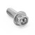 Aluminium Flanged Hex Head Bolt M6x(1.00mm)x15mm Race Spec Etched Silver Aluminium Flanged Hex Head Bolt M6x(1.00mm)x15mm Race Spec Etched Silver