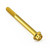 Aluminium Flanged Hex Head Bolt M6x(1.00mm)x60mm Race Spec Etched Gold Aluminium Flanged Hex Head Bolt M6x(1.00mm)x60mm Race Spec Etched Gold