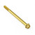 Aluminium Flanged Hex Head Bolt M6x(1.00mm)x80mm Race Spec Etched Gold Aluminium Flanged Hex Head Bolt M6x(1.00mm)x80mm Race Spec Etched Gold