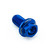 Aluminium Flanged Hex Head Bolt M8x(1.25mm)x15mm Race Spec Etched Blue Aluminium Flanged Hex Head Bolt M8x(1.25mm)x15mm Race Spec Etched Blue
