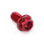 Aluminium Flanged Hex Head Bolt M8x(1.25mm)x15mm Race Spec Etched Red Aluminium Flanged Hex Head Bolt M8x(1.25mm)x15mm Race Spec Etched Red