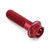 Aluminium Flanged Hex Head Bolt M8x(1.25mm)x30mm Race Spec Etched Red