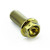 Titanium Flanged Hex Head Bolt M10x(1.25mm)x25mm Race Spec Gold Titanium Flanged Hex Head Bolt M10x(1.25mm)x25mm Race Spec Gold