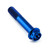 Titanium Flanged Hex Head Bolt M10x(1.25mm)x60mm Race Spec Blue Titanium Flanged Hex Head Bolt M10x(1.25mm)x60mm Race Spec Blue