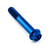 Titanium Flanged Hex Head Bolt M10x(1.25mm)x65mm Race Spec Blue