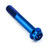 Titanium Flanged Hex Head Bolt M10x(1.50mm)x65mm Race Spec Blue