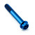 Titanium Flanged Hex Head Bolt M10x(1.25mm)x70mm Race Spec Blue Titanium Flanged Hex Head Bolt M10x(1.25mm)x70mm Race Spec Blue