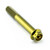 Titanium Flanged Hex Head Bolt M10x(1.25mm)x70mm Race Spec Gold Titanium Flanged Hex Head Bolt M10x(1.25mm)x70mm Race Spec Gold