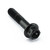 Titanium Flanged Hex Head Bolt M6x(1.00mm)x30mm Race Spec Black Titanium Flanged Hex Head Bolt M6x(1.00mm)x30mm Race Spec Black