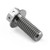Titanium Flanged Hex Head Bolt M8x(1.25mm)x20mm Race Spec