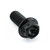 Titanium Flanged Hex Head Bolt M8x(1.25mm)x20mm Race Spec Black