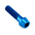 Titanium Socket Cap Bolt M10x(1.50mm)x40mm Blue