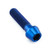 Titanium Socket Cap Bolt M10x(1.25mm)x40mm Blue