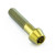 Titanium Socket Cap Bolt M10x(1.25mm)x45mm Gold