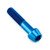 Titanium Socket Cap Bolt M10x(1.25mm)x50mm Blue