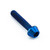 Titanium Socket Cap Bolt M3x(0.50mm)x15mm Blue