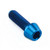 Titanium Socket Cap Bolt M5x(0.80mm)x16mm Blue