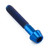 Titanium Socket Cap Bolt M5x(0.80mm)x30mm Blue Titanium Socket Cap Bolt M5x(0.80mm)x30mm Blue