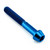 Titanium Socket Cap Bolt M5x(0.80mm)x35mm Blue