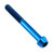 Titanium Socket Cap Bolt M5x(0.80mm)x45mm Blue
