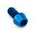 Titanium Socket Cap Bolt M6x(1.00mm)x12mm Blue