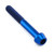 Titanium Socket Cap Bolt M6x(1.00mm)x45mm Blue Titanium Socket Cap Bolt M6x(1.00mm)x45mm Blue