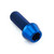 Titanium Socket Cap Bolt M8x(1.25mm)x20mm Blue