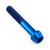 Titanium Socket Cap Bolt M8x(1.25mm)x50mm Blue