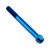 Titanium Socket Cap Bolt M8x(1.25mm)x80mm Blue