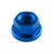 Titanium Flanged Nut M10x(1.50mm) Blue