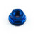 Titanium Flanged Nut M3x(0.50mm) Blue