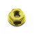 Titanium Flanged Nut M6x(1.00mm) Left Hand Thread Gold Titanium Flanged Nut M6x(1.00mm) Left Hand Thread Gold