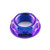 Titanium Yoke Nut Open Flanged M24x(1.50mm) Purple Haze