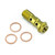 Titanium Banjo Bolt Double M10x(1.00mm) Race Spec Front Brake Master Cylinder Gold Titanium Banjo Bolt Double M10x(1.00mm) Race Spec Front Brake Master Cylinder Gold