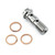 Titanium Banjo Bolt Double M10x(1.25mm) Race Spec Rear Brake Master Cylinder Titanium Banjo Bolt Double M10x(1.25mm) Race Spec Rear Brake Master Cylinder