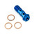 Titanium Banjo Bolt Double M10x(1.25mm) Race Spec Rear Brake Master Cylinder Blue Titanium Banjo Bolt Double M10x(1.25mm) Race Spec Rear Brake Master Cylinder Blue