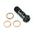 Titanium Banjo Bolt Double M10x(1.25mm) Race Spec Rear Brake Master Cylinder Black Titanium Banjo Bolt Double M10x(1.25mm) Race Spec Rear Brake Master Cylinder Black