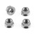 Titanium Sprocket Nuts M8x(1.25mm) Pack x4