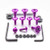 Aluminium Fairing Kit Kawasaki Z800 Purple Aluminium Fairing Kit Kawasaki Z800 Purple