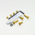 Aluminium Screen Kit 4 Bolts and Nuts Gold Aluminium Screen Kit 4 Bolts and Nuts Gold